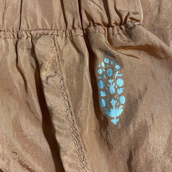 FP Movement Way Home Shorts in Brushed Apricot High Rise Silhouette Related Fit - Picture 10 of 15